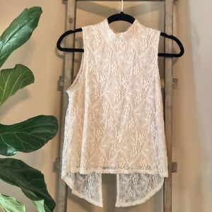 Lace tank